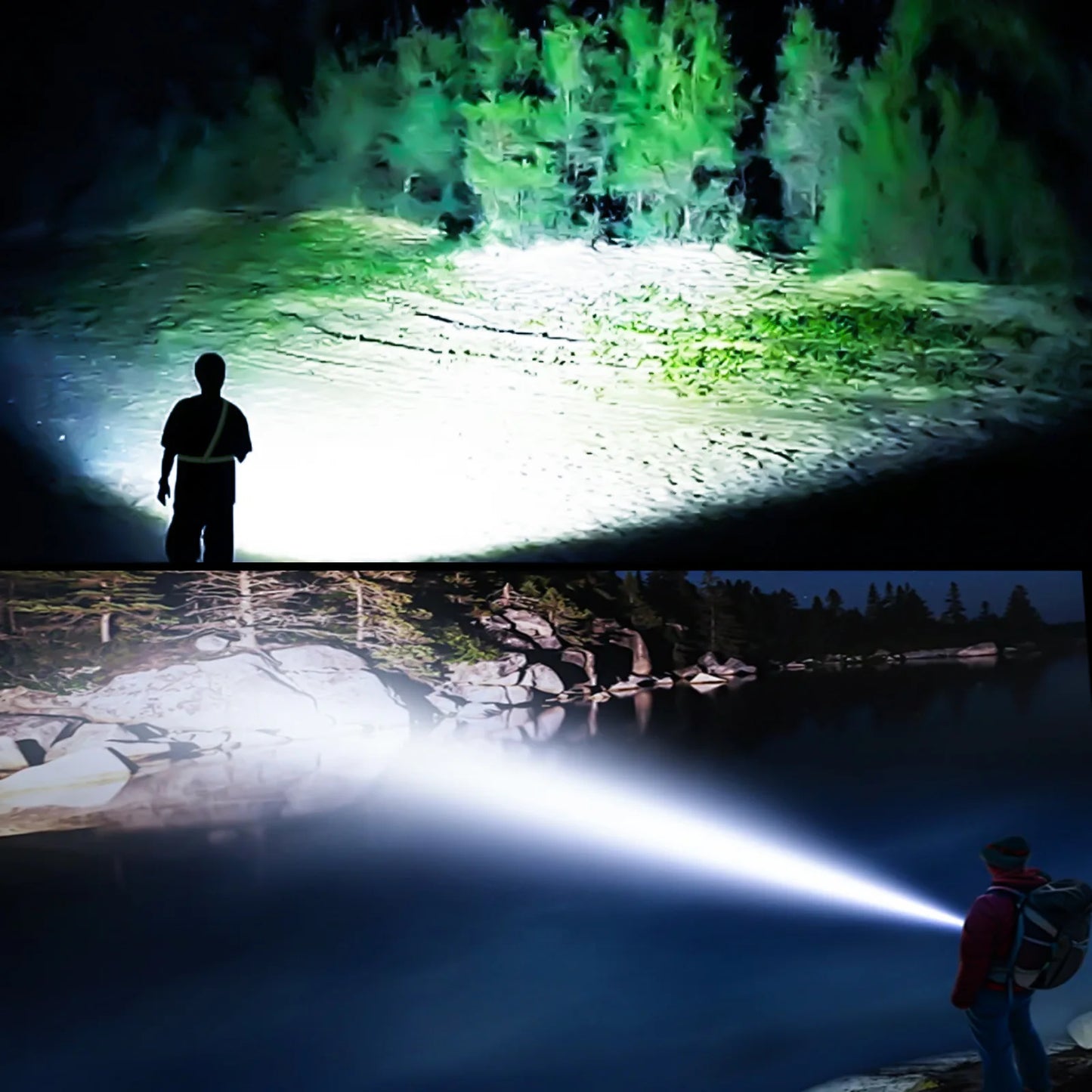 LED Night Running Light - 6 Lighting Modes Reflective Safety Vest with 500m Visibility