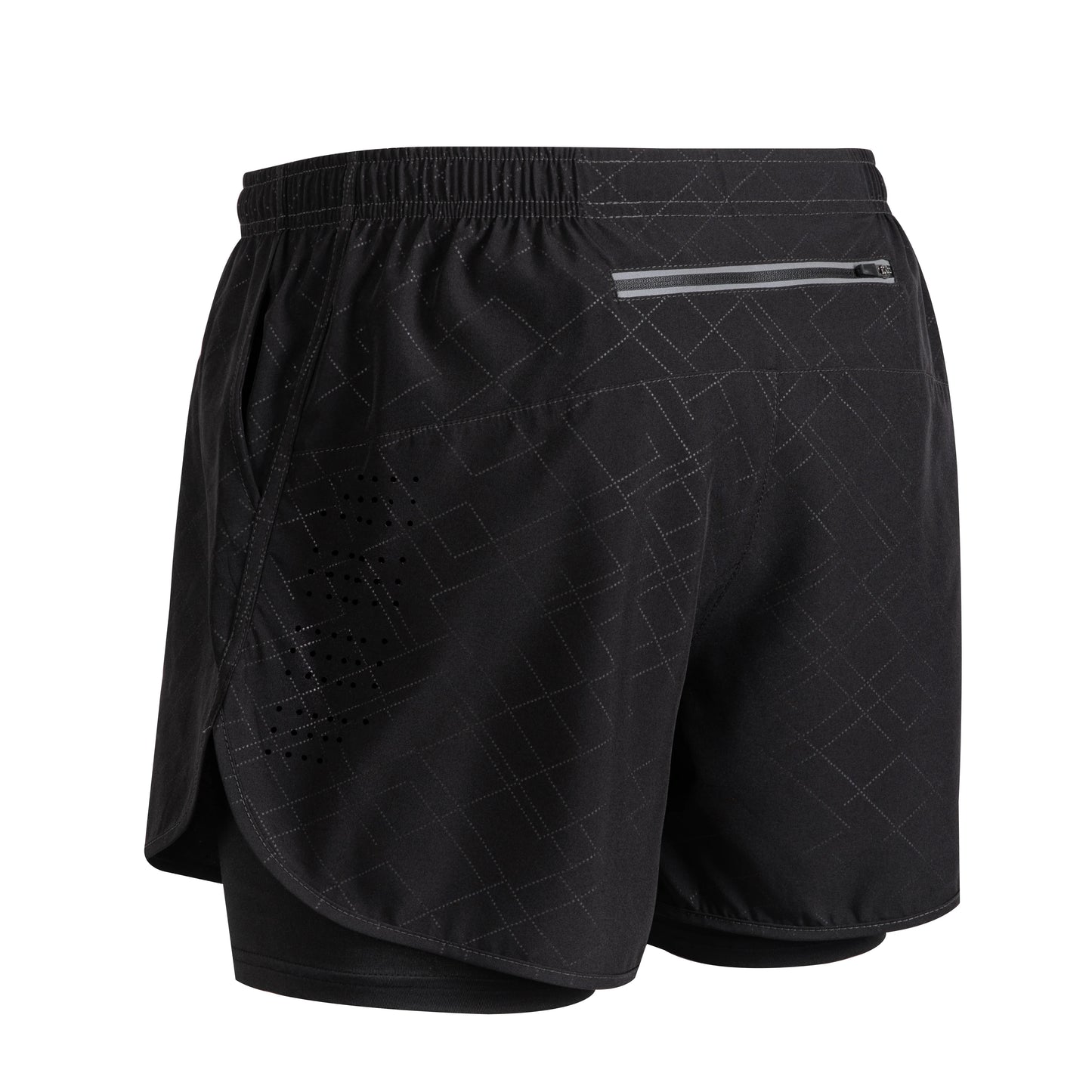 Men's 2-in-1 Running Shorts - Quick Dry Double Layer Bodybuilding Shorts