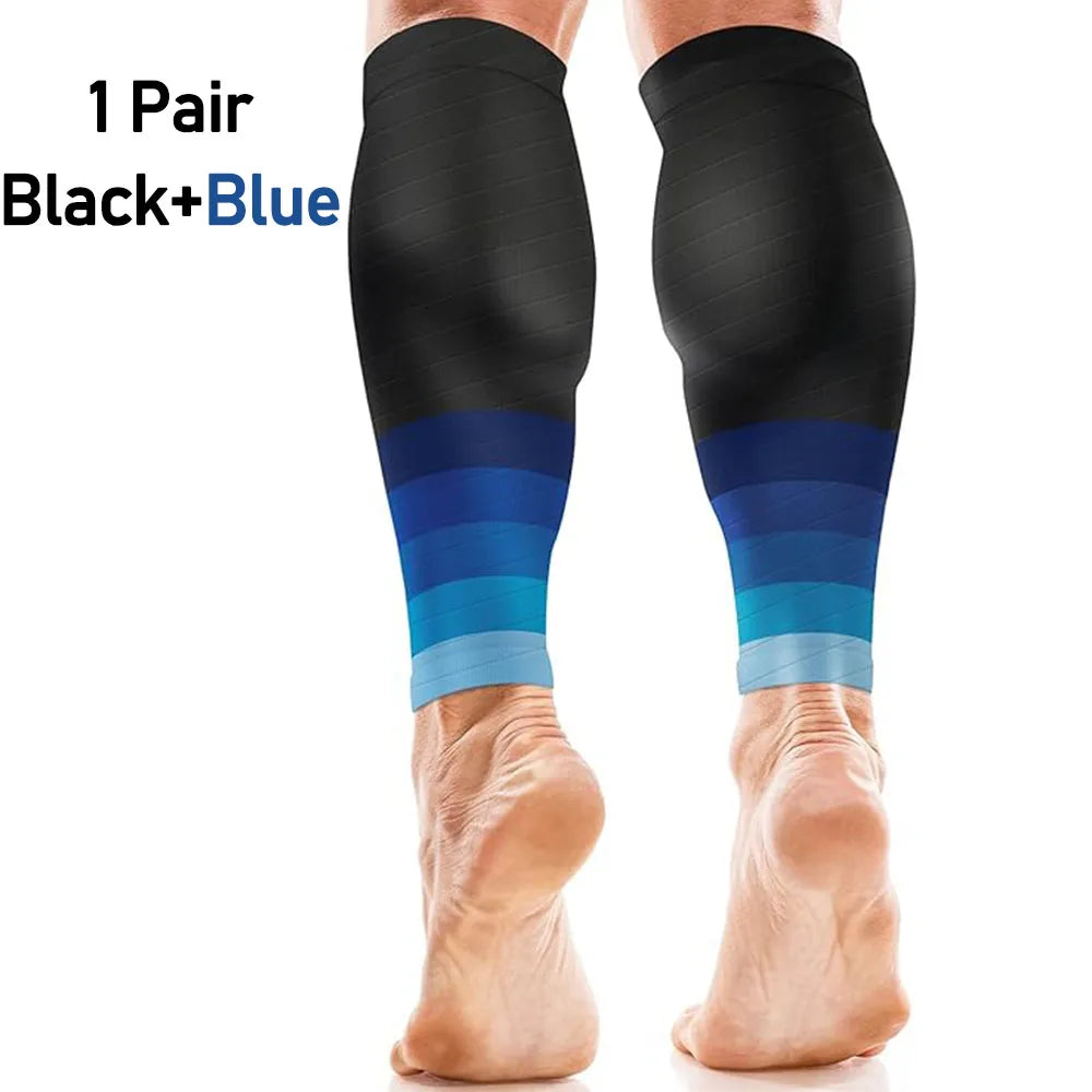 Calf Compression Sleeves - 20-30mmHg Footless Support for Running & Sports