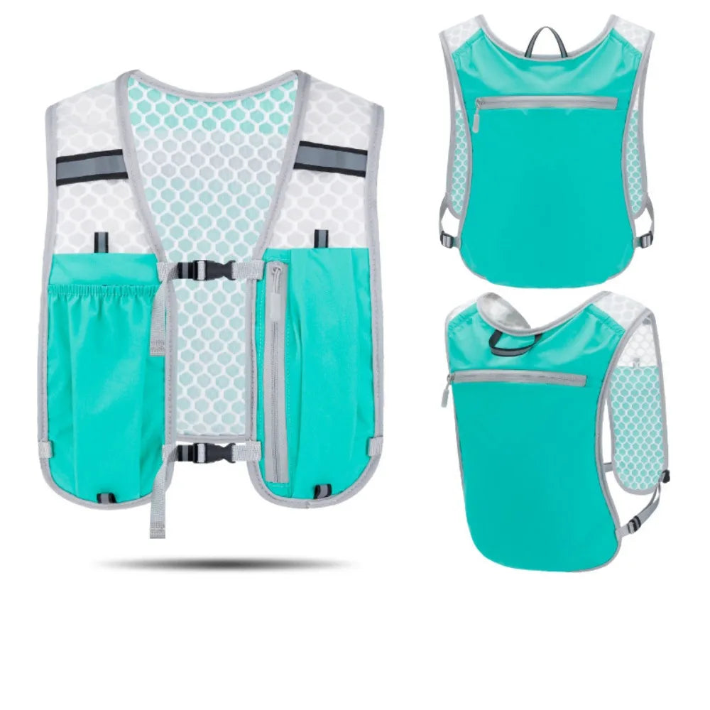 Outdoor Running Vest - Breathable Waterproof Reflective Pack for Trail Running