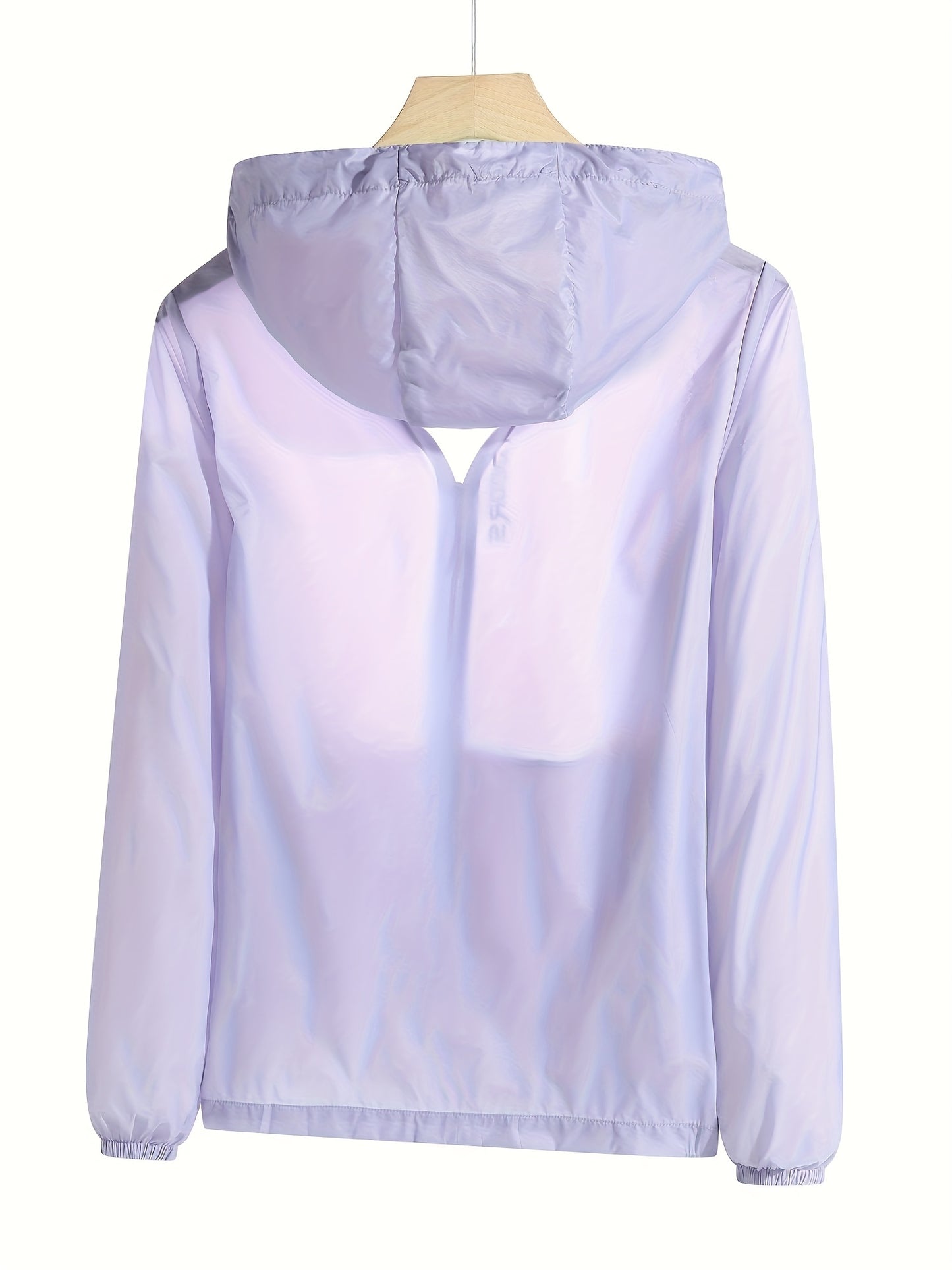 Women's Breathable Running Hoodie - Outdoor Sports Jacket with Drawstring