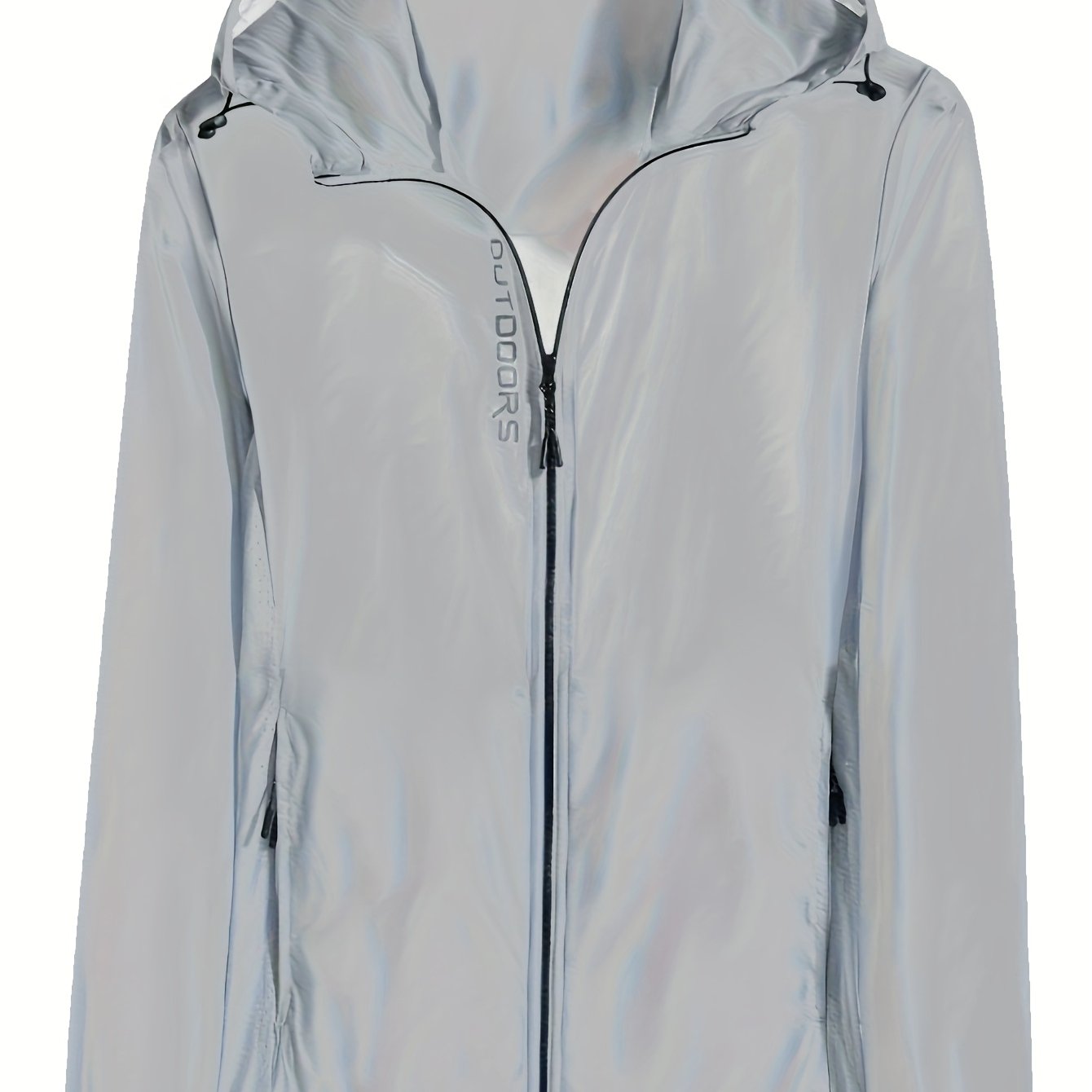 Women's Breathable Running Hoodie - Outdoor Sports Jacket with Drawstring