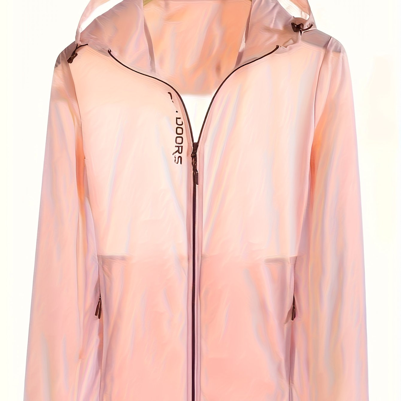 Women's Breathable Running Hoodie - Outdoor Sports Jacket with Drawstring