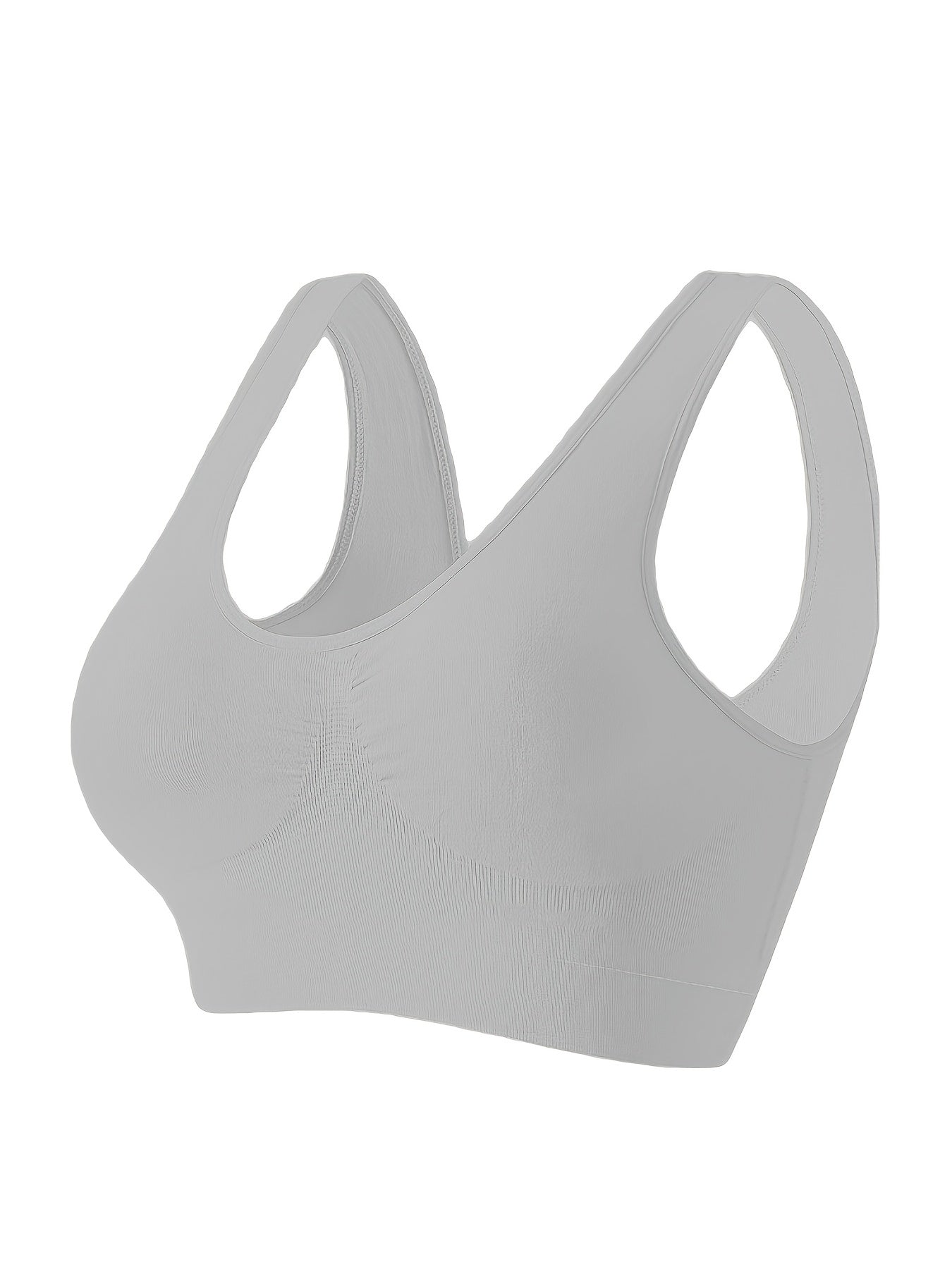 Women's Wireless Sports Bras 3-Pack - Breathable High Elasticity Bra Set
