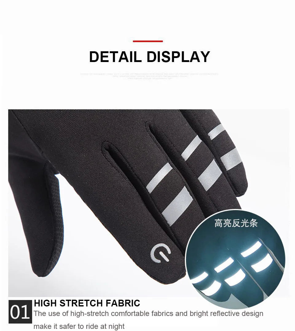 Full Finger Running Gloves - Anti-Slip Breathable Sports Gloves