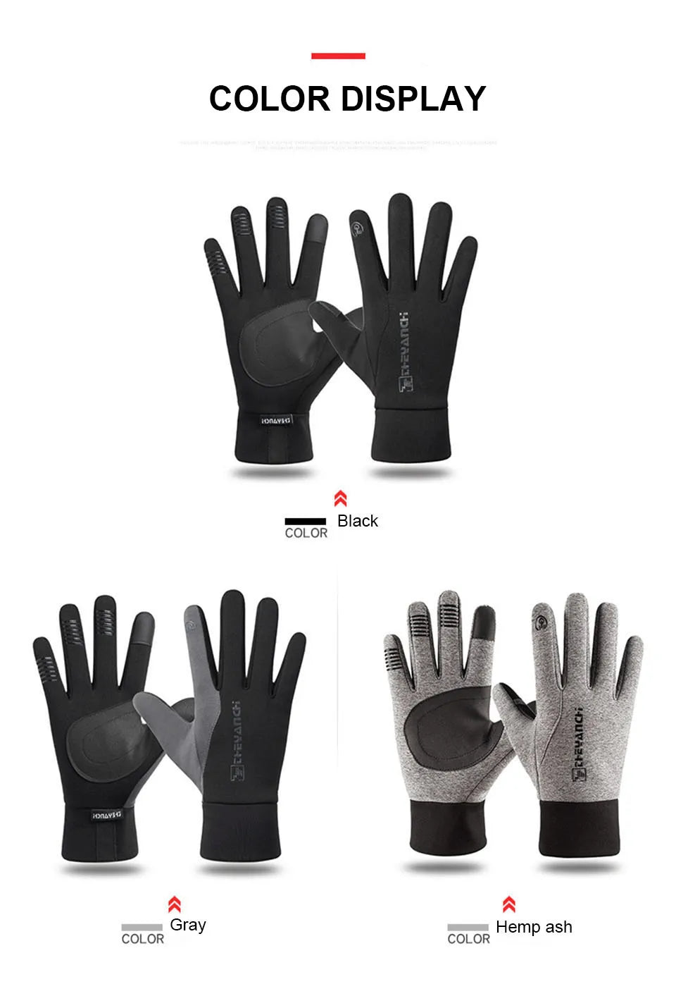 Full Finger Running Gloves - Anti-Slip Breathable Sports Gloves