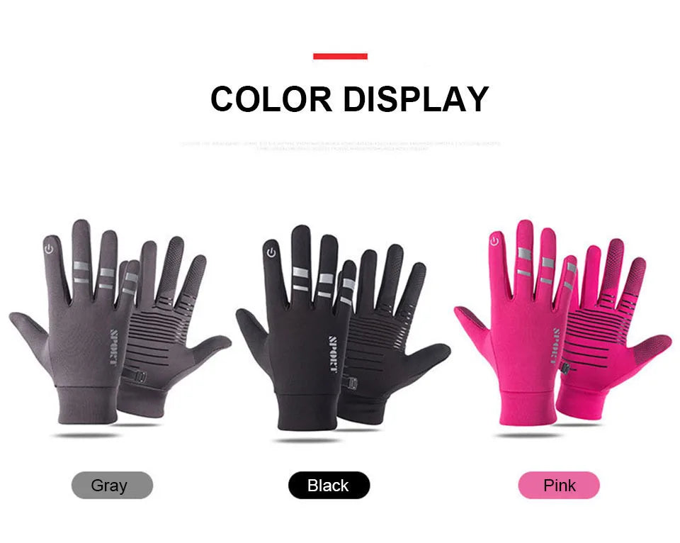 Full Finger Running Gloves - Anti-Slip Breathable Sports Gloves