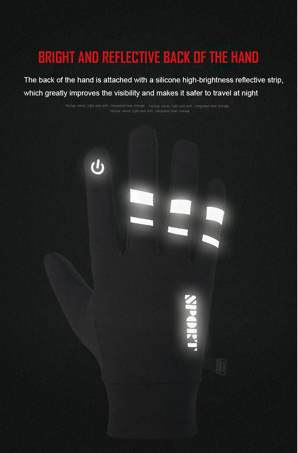 Full Finger Running Gloves - Anti-Slip Breathable Sports Gloves