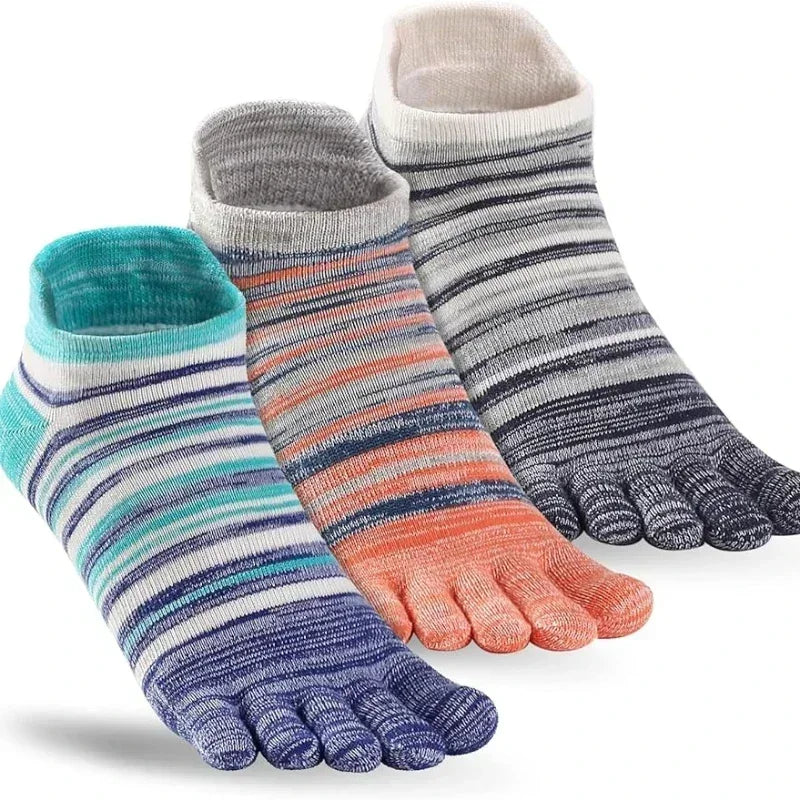 Toe Socks for Women/Men  – Five Finger Running Socks (3 Pairs)