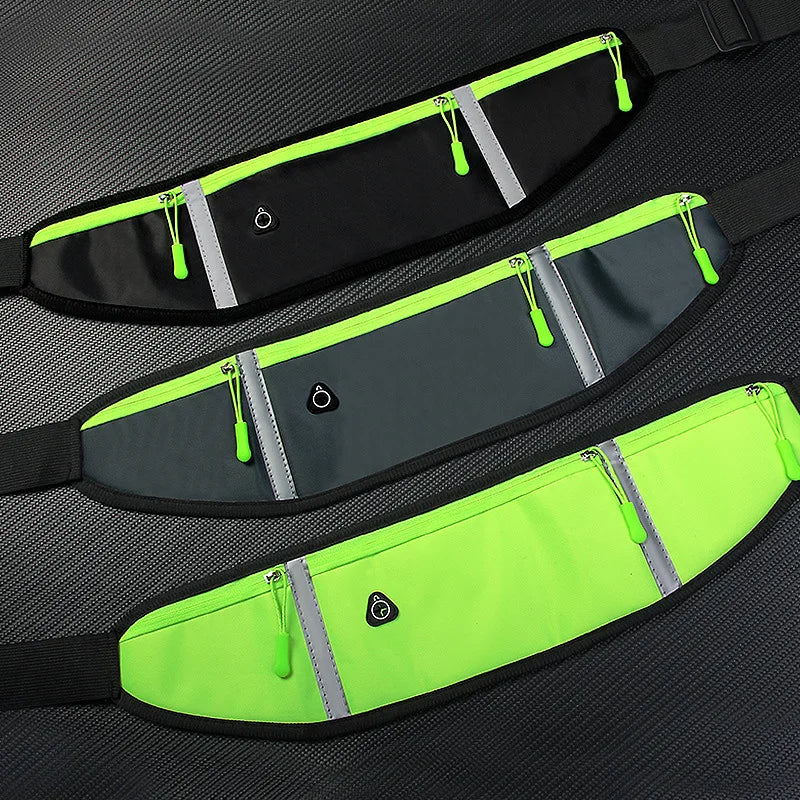 Running Belt Waist Bag - Water Resistant Phone Holder for Gym & Sports