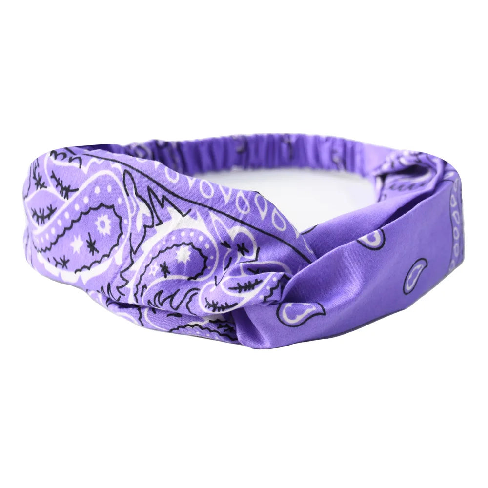 Knotted Running Headband - Sweat-Absorbing Sports Headband