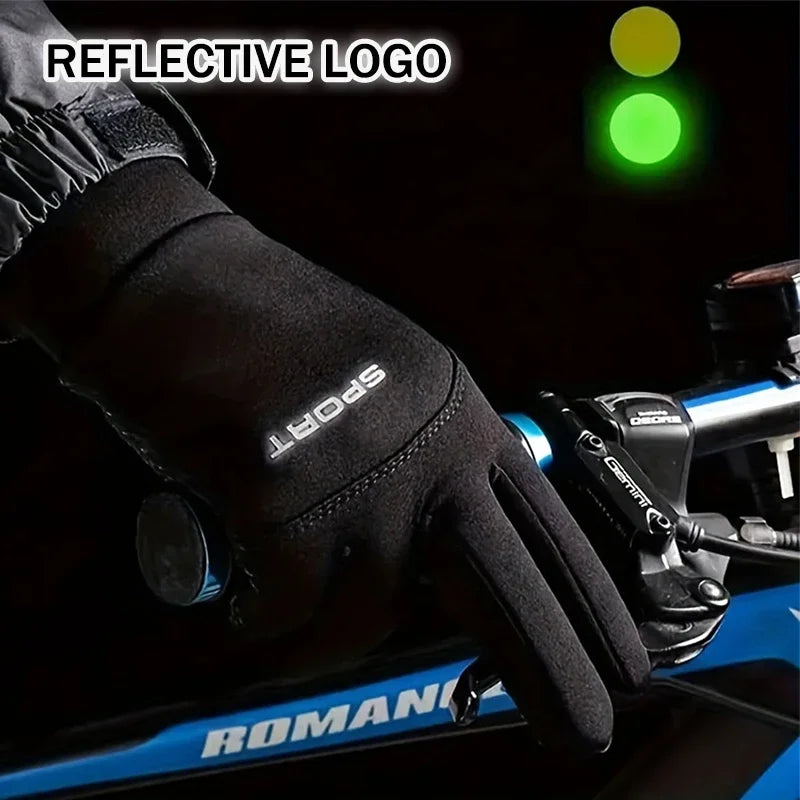 Winter Running Gloves - Touchscreen Windproof Thermal Gloves