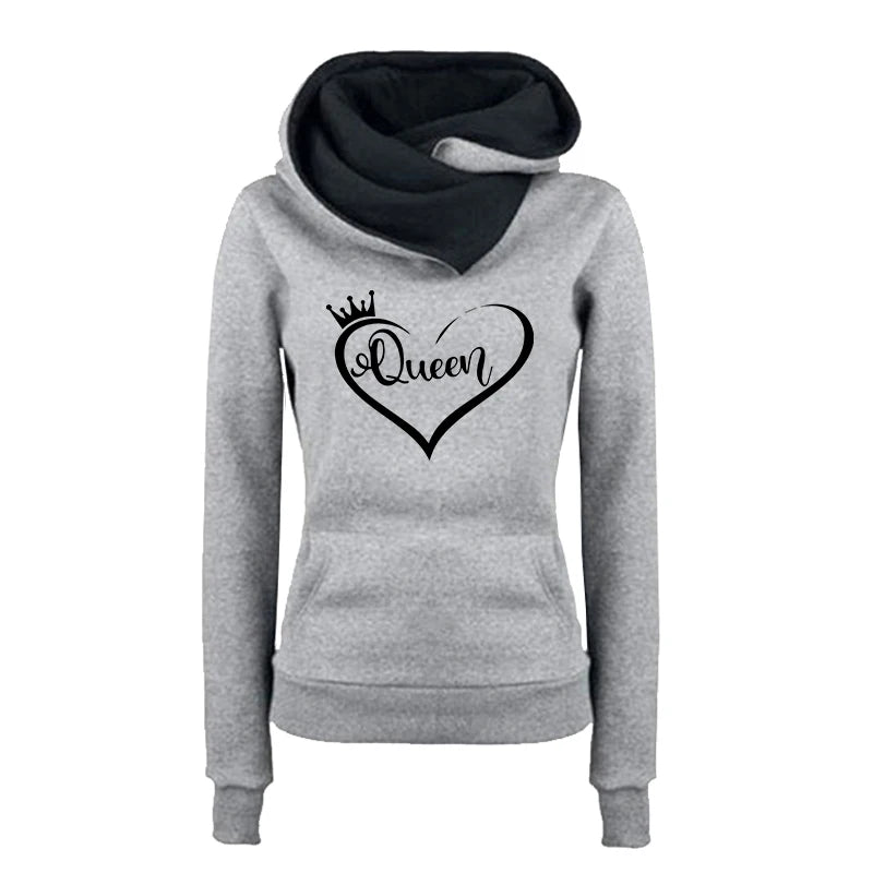 Women's Hooded Pullover Tracksuit – Full Length Casual Jogger Set