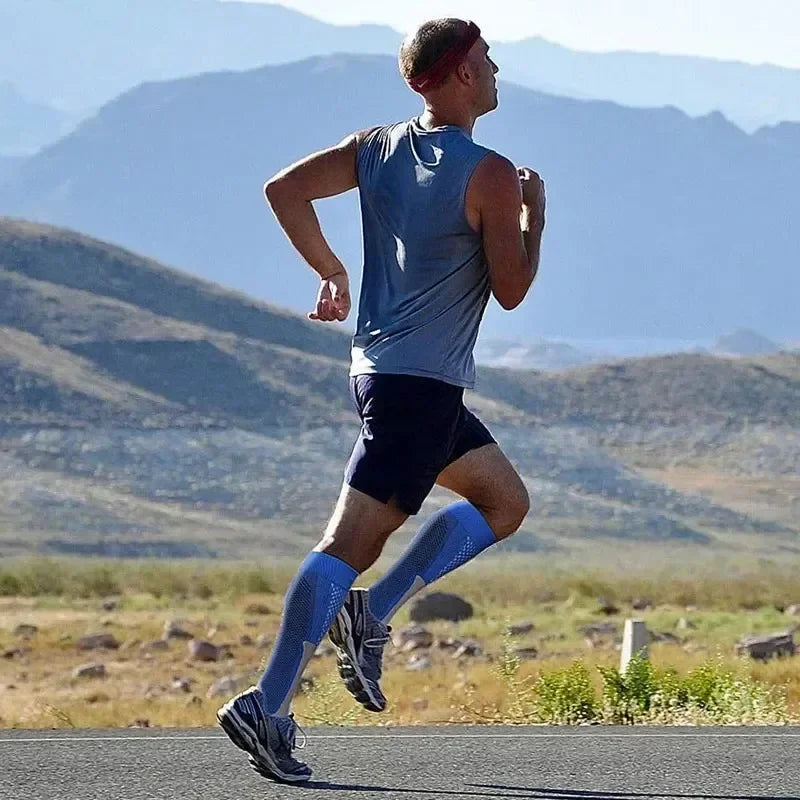 Medical Compression Socks - Athletic Support for Running, Travel & Cycling