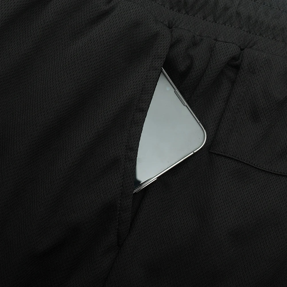 Men's 2-in-1 Compression Running Shorts - Quick Dry Double Layer Fitness Shorts