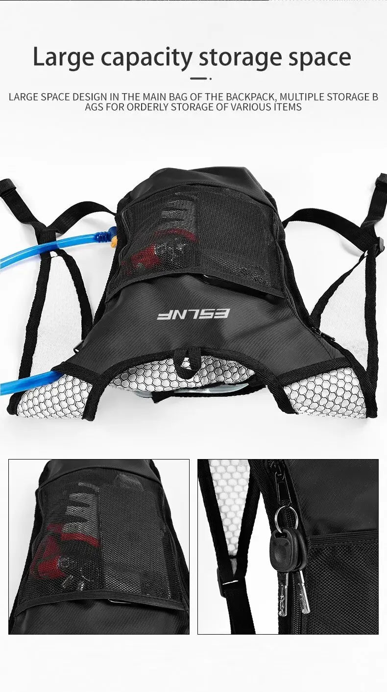 Hydration Backpack for Running, Cycling & Hiking - Lightweight Water Pack
