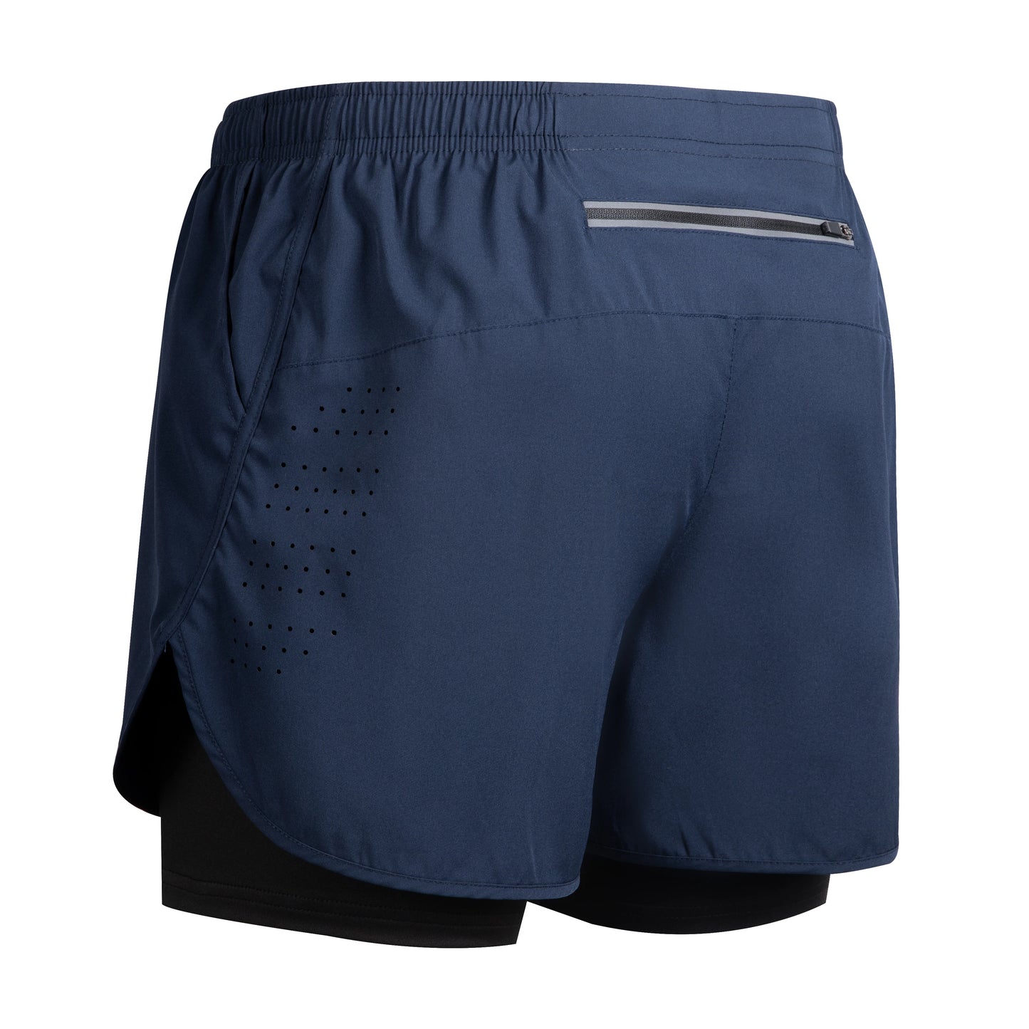 Men's 2-in-1 Running Shorts - Quick Dry Double Layer Bodybuilding Shorts