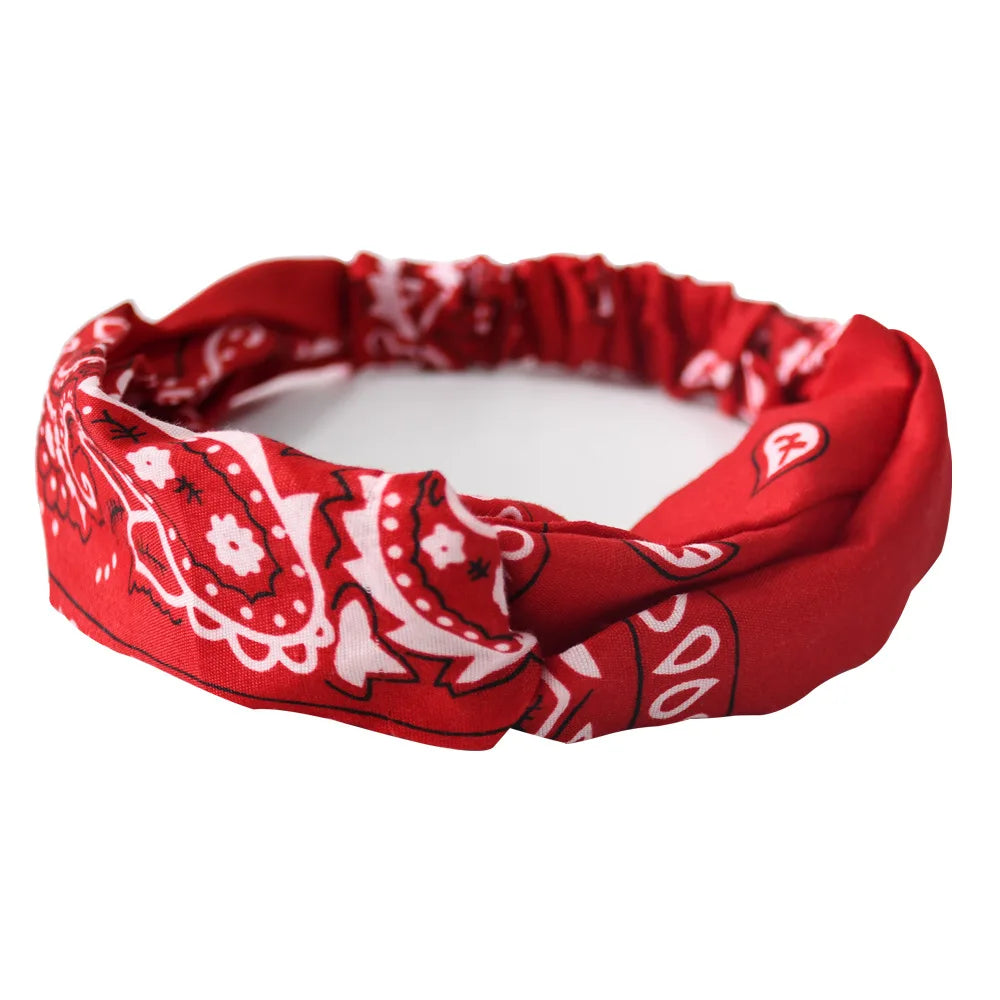 Knotted Running Headband - Sweat-Absorbing Sports Headband