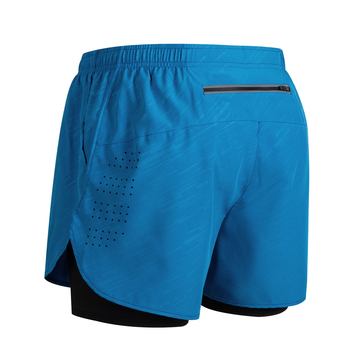 Men's 2-in-1 Running Shorts - Quick Dry Double Layer Bodybuilding Shorts