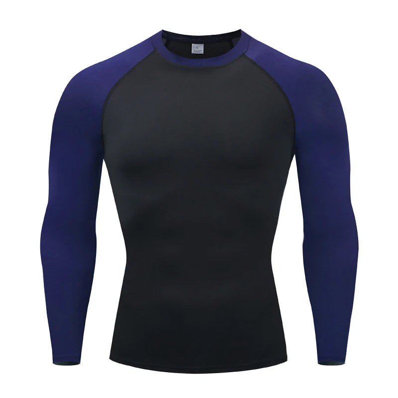 Men's Compression Base Layer Long Sleeve Running Top