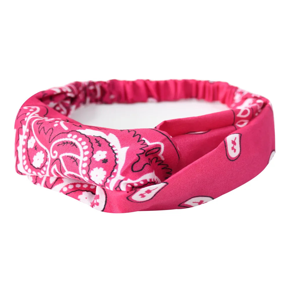 Knotted Running Headband - Sweat-Absorbing Sports Headband