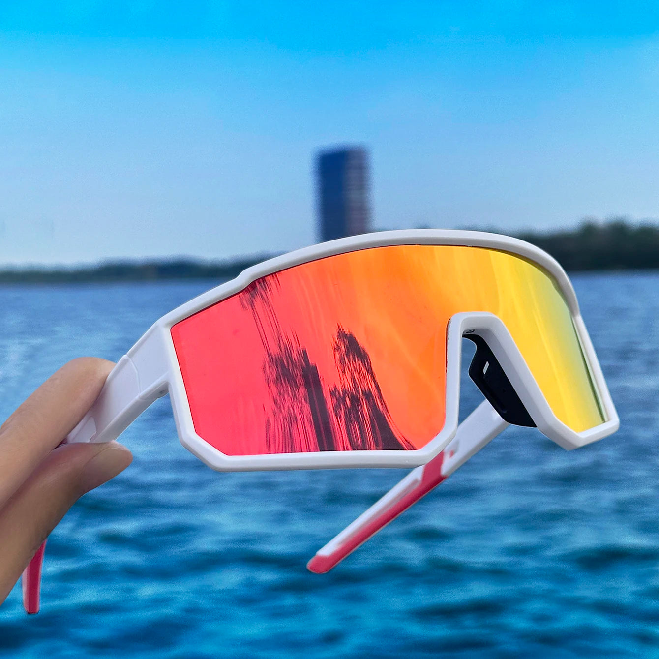 Windproof Running Sunglasses – UV Protection for Outdoor Sport