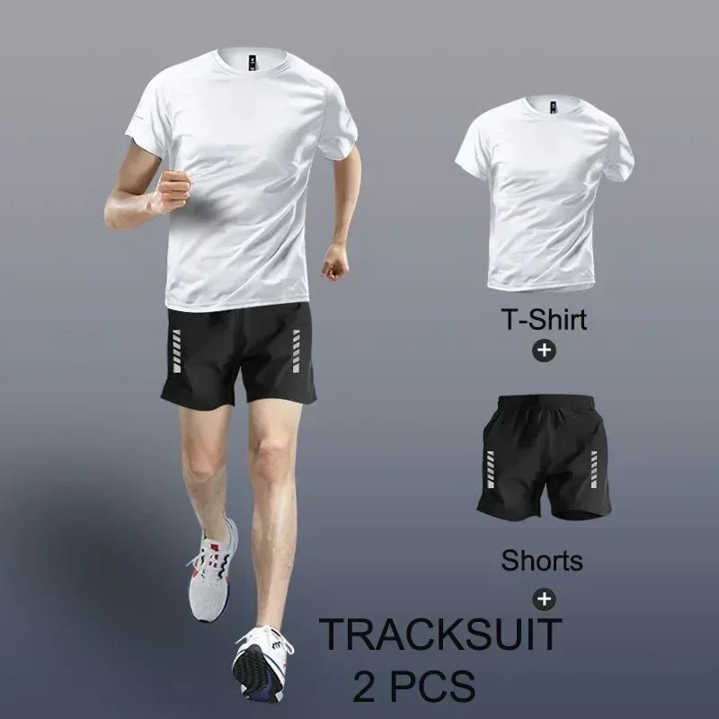 Men's Quick-Dry Running Tracksuit Set – 2 to 4 Piece Jogger Suit