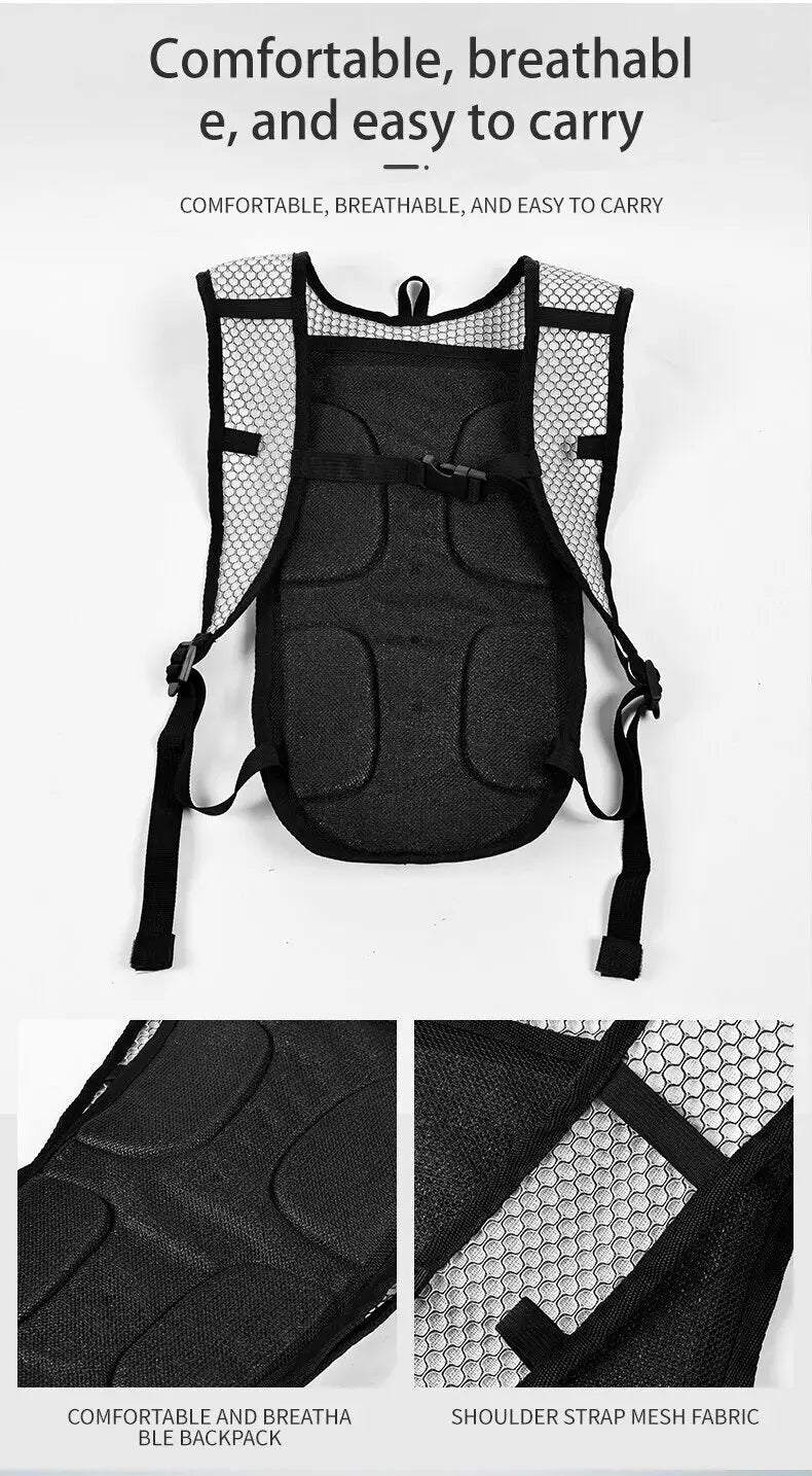 Hydration Backpack for Running, Cycling & Hiking - Lightweight Water Pack