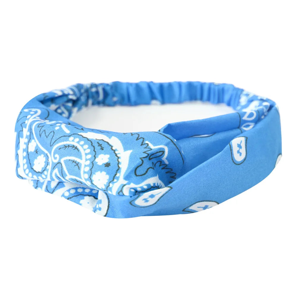 Knotted Running Headband - Sweat-Absorbing Sports Headband