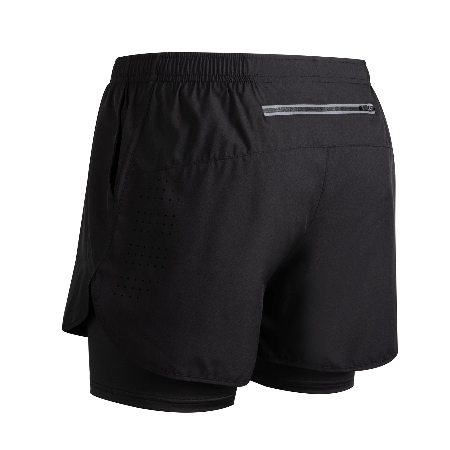 Men's 2-in-1 Running Shorts - Quick Dry Double Layer Bodybuilding Shorts