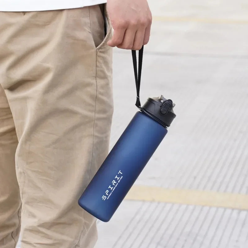 750ml Sports Water Bottle with Straw & Carrying Cord