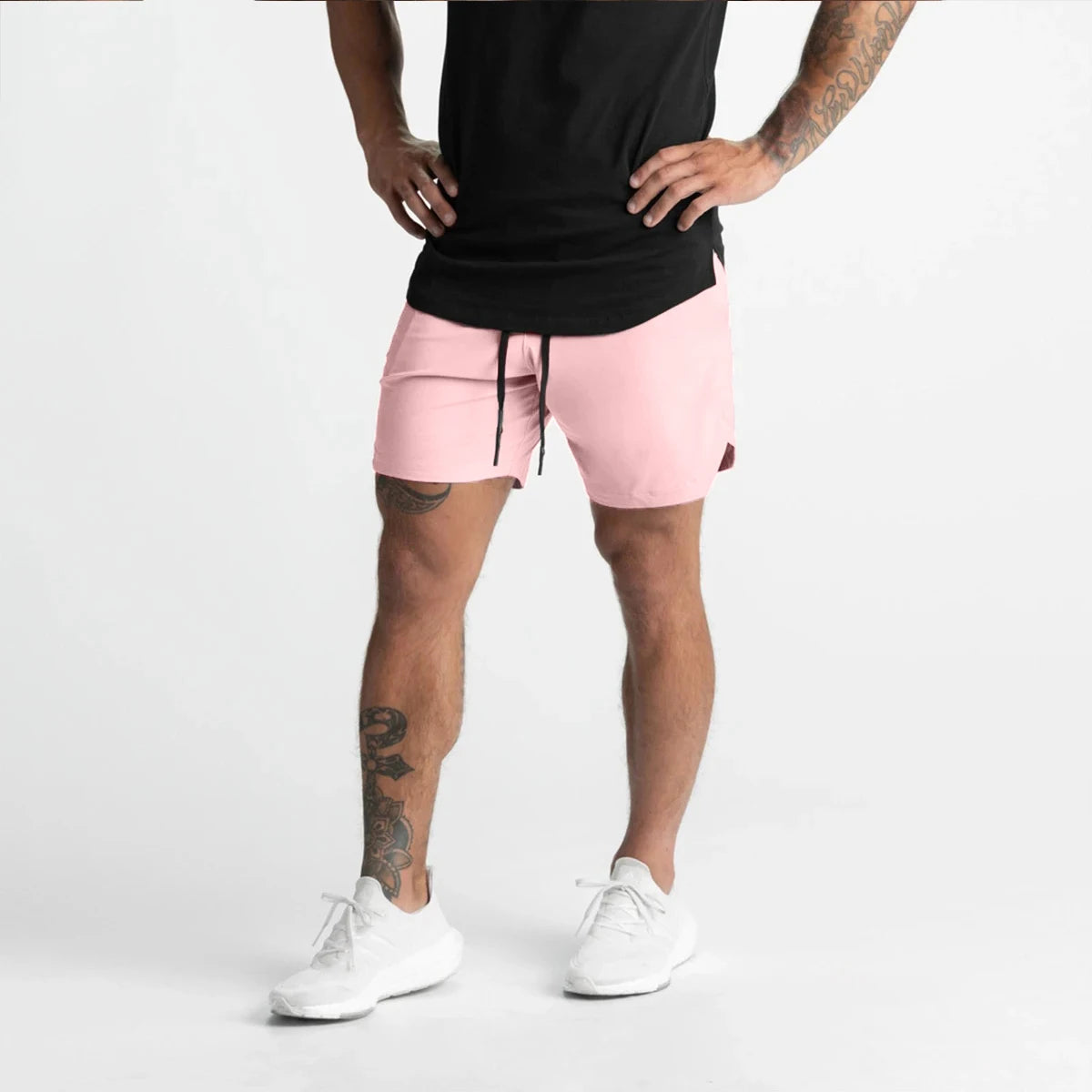 Men's Quick-Dry Running Shorts - Lightweight Woven Sports Shorts