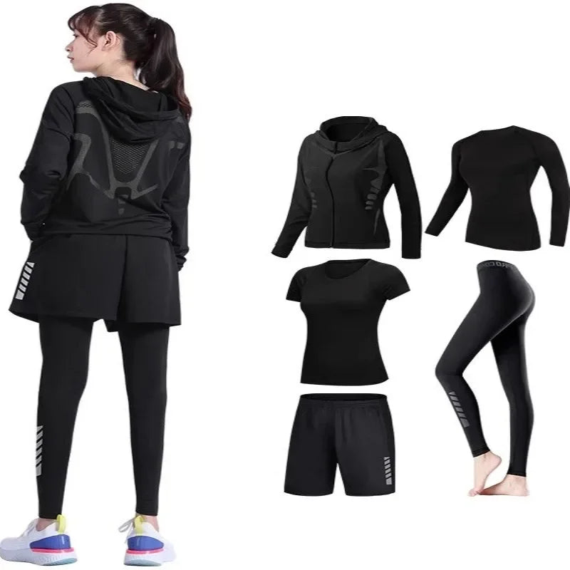 Women's Running Sportswear Set – Breathable Fitness & Morning Run Training Clothes