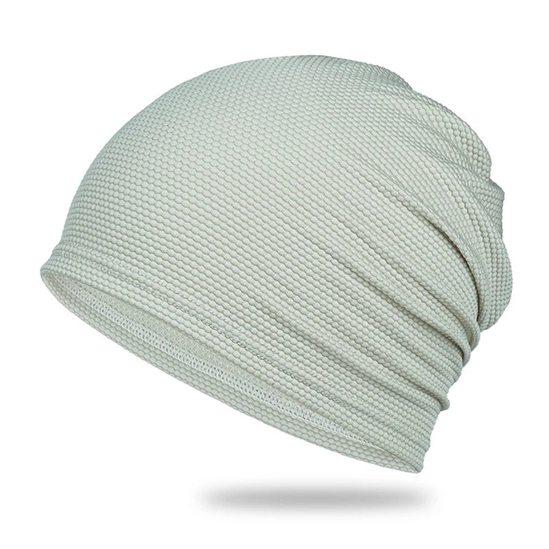 Men's Summer Running Hat - Quick-Dry Mesh Beanie