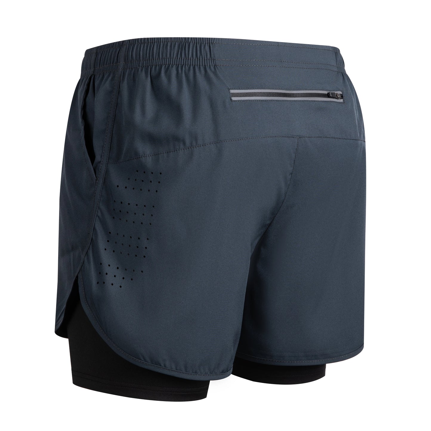 Men's 2-in-1 Running Shorts - Quick Dry Double Layer Bodybuilding Shorts