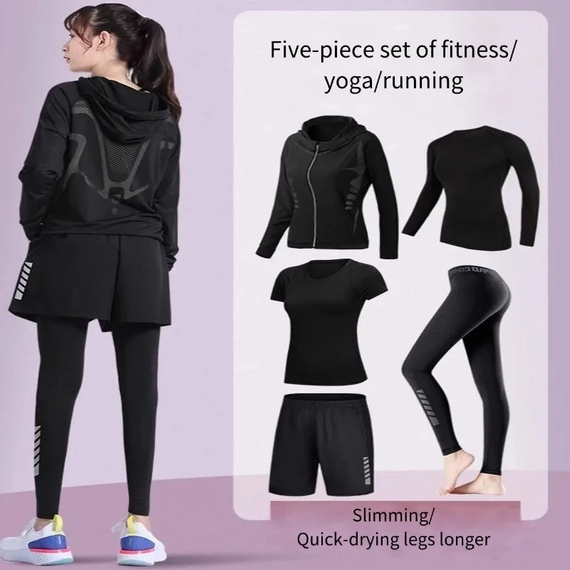 Women's Running Sportswear Set – Breathable Fitness & Morning Run Training Clothes