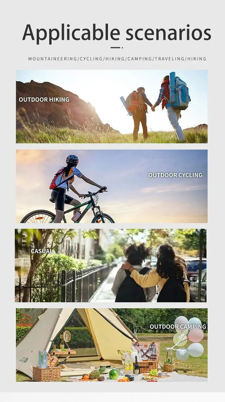 Hydration Backpack for Running, Cycling & Hiking - Lightweight Water Pack