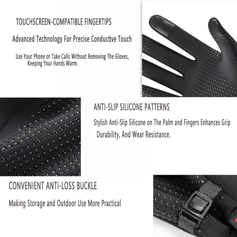 Lightweight Running Gloves,Touch Screen Anti-Slip Warm Gloves Liners for Cycling Biking Sporting Driving for Men Women