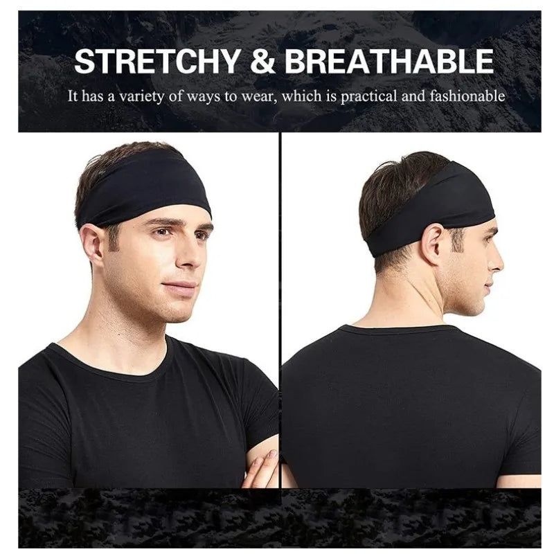 Quick-Dry Running Headband - Breathable Absorbent Sweatband