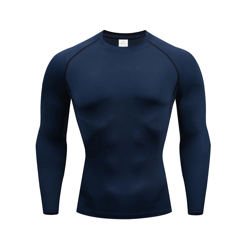 Men's Compression Base Layer Long Sleeve Running Top