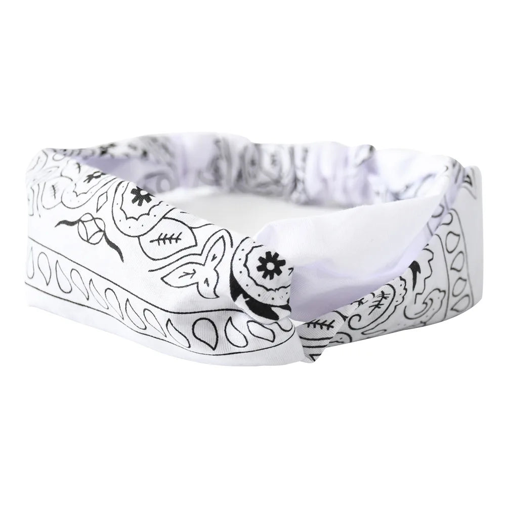 Knotted Running Headband - Sweat-Absorbing Sports Headband