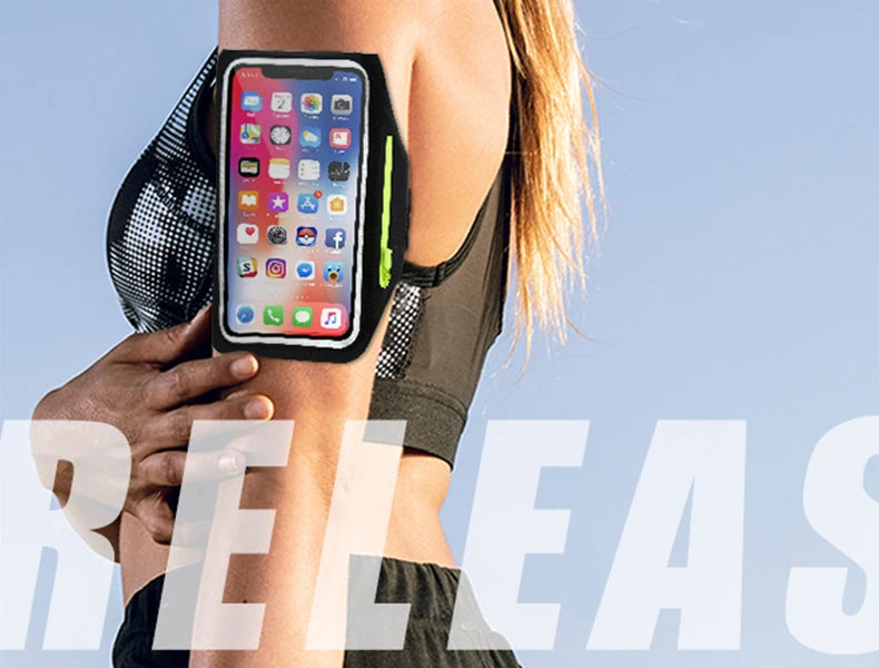 Waterproof Running Armband Phone Holder - 6.8 inch