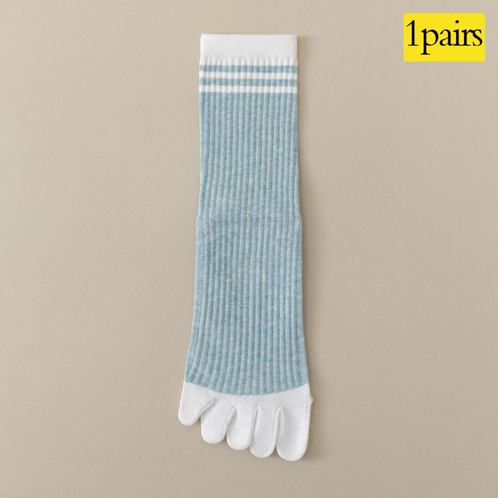 Women's Five Finger Toe Socks – Cotton Blend Running & Casual Socks