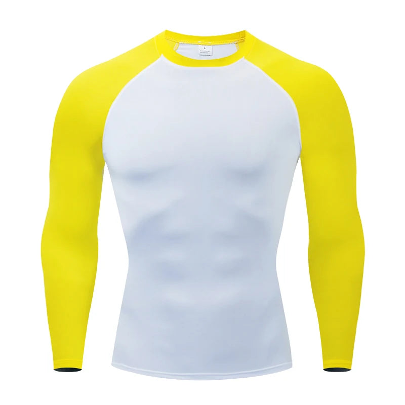Men's Compression Base Layer Long Sleeve Running Top