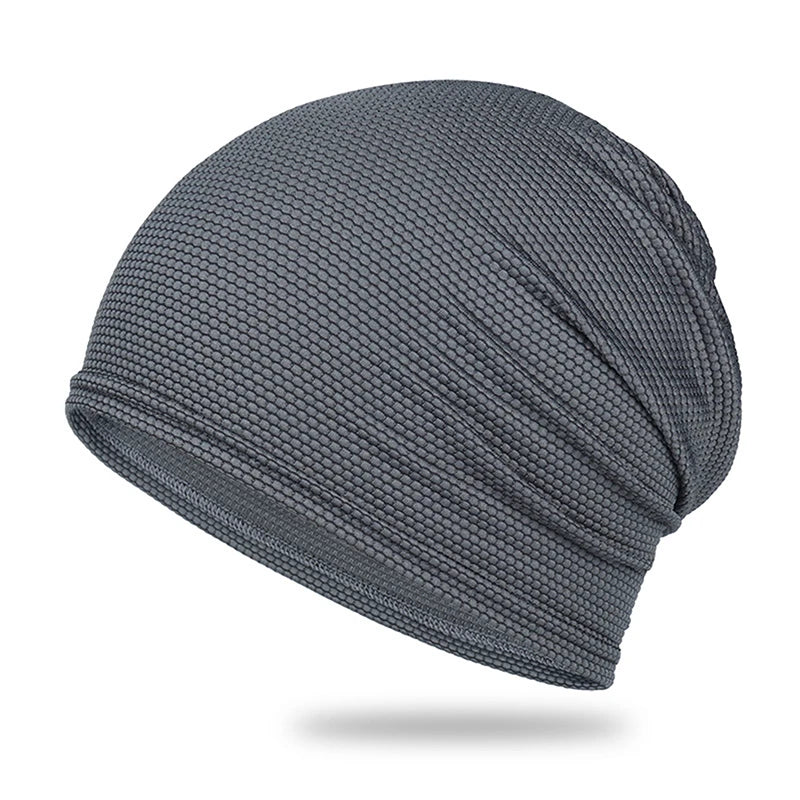 Men's Summer Running Hat - Quick-Dry Mesh Beanie