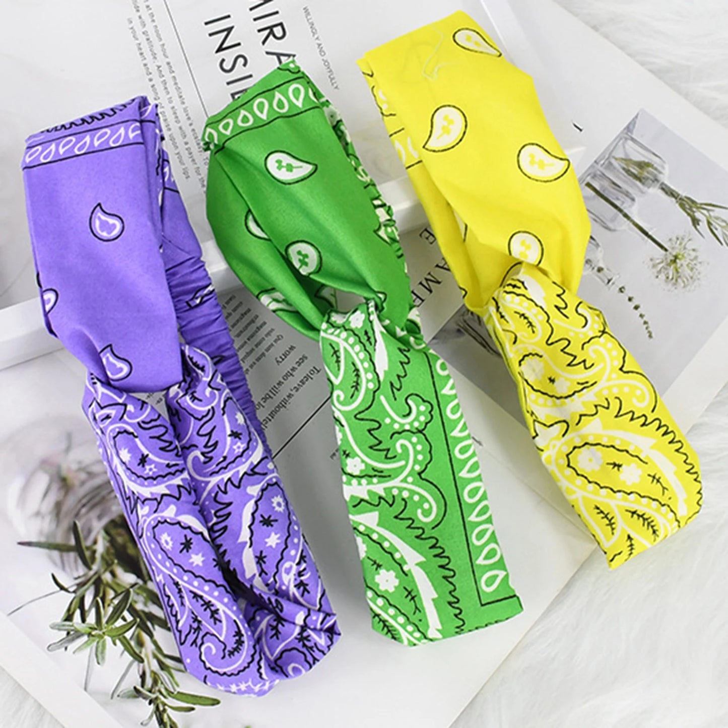 Knotted Running Headband - Sweat-Absorbing Sports Headband
