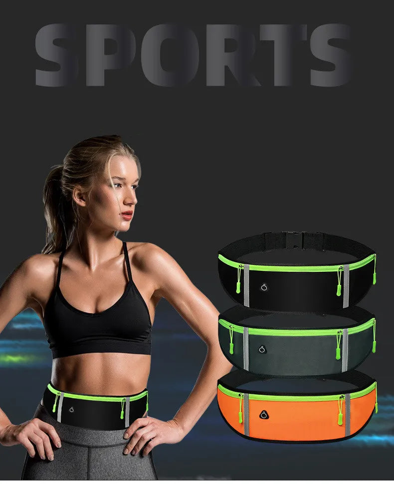 Running Belt Waist Bag - Water Resistant Phone Holder for Gym & Sports