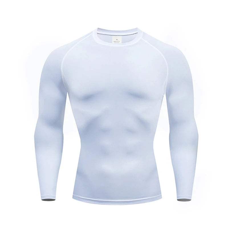Men's Compression Base Layer Long Sleeve Running Top
