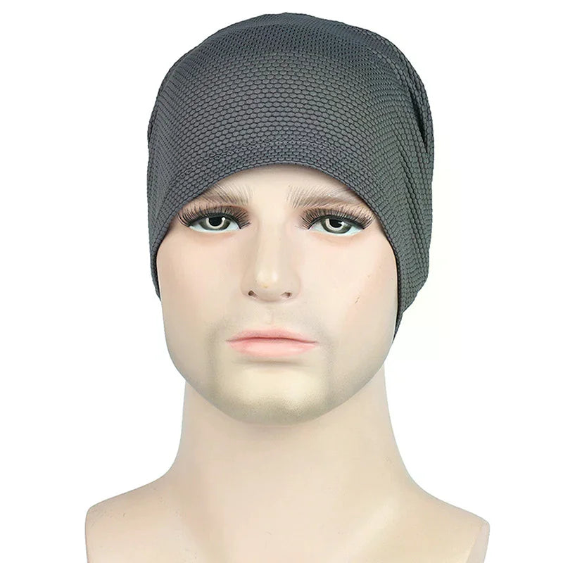 Men's Summer Running Hat - Quick-Dry Mesh Beanie