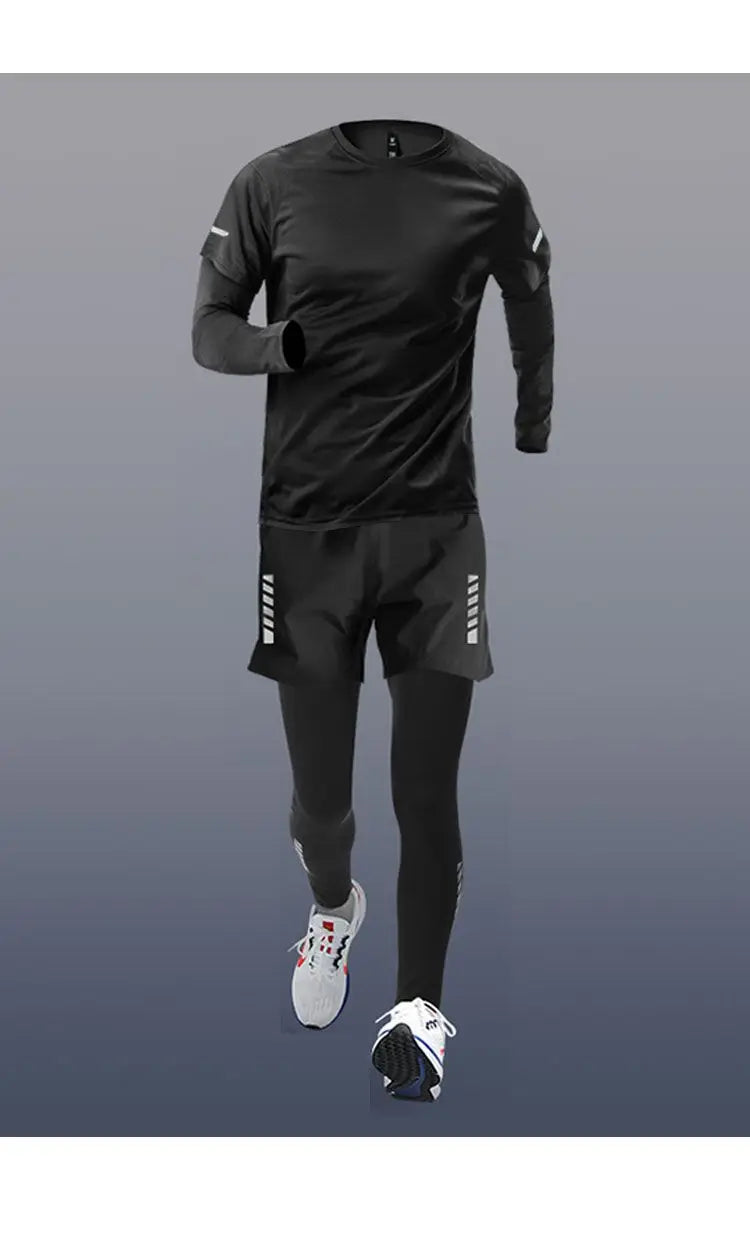 Men's Quick-Dry Running Tracksuit Set – 2 to 4 Piece Jogger Suit